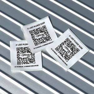 QR Code Stickers for Luggage and Suitcases